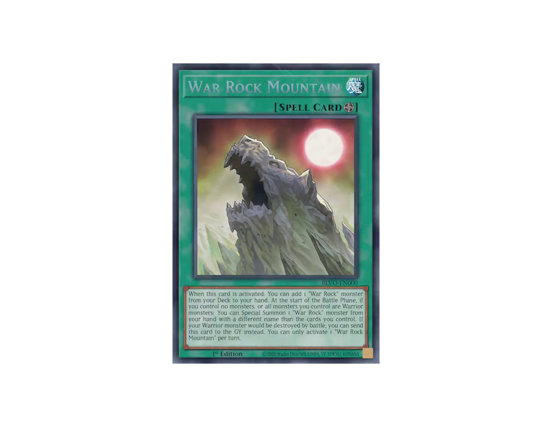 War Rock Mountain (BLVO-EN000) - 1st Edition