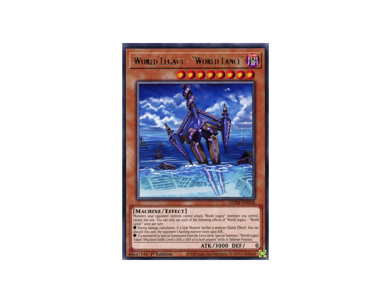 World Legacy - World Lance (GEIM-EN058) - 1st Edition