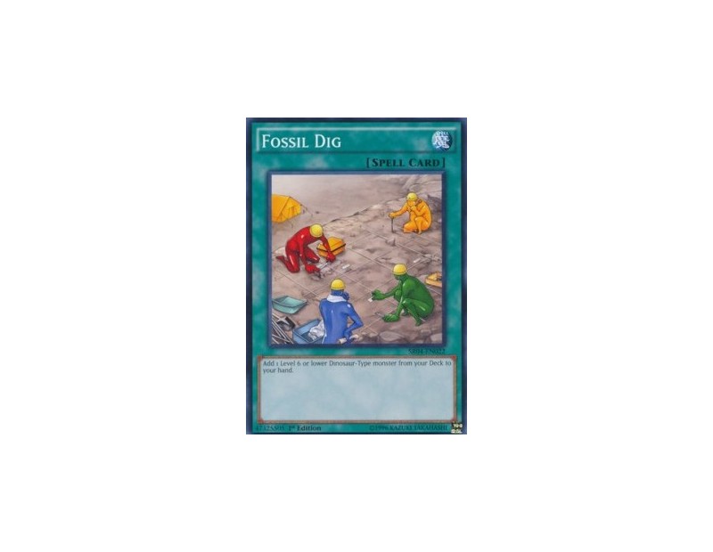 Fossil Dig (SR04) - 1st Edition