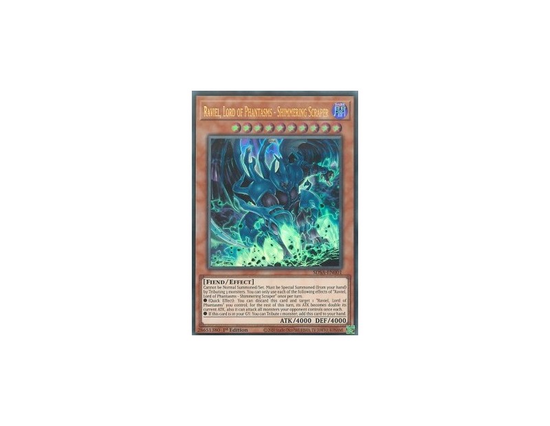 Raviel, Lord of Phantasms - Shimmering Scraper (SDSA) - 1st Edition