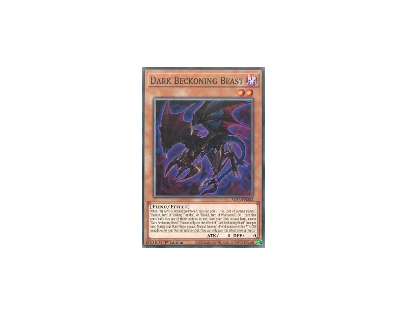 Dark Beckoning Beast (SDSA) - 1st Edition