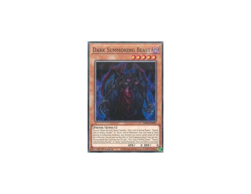 Dark Summoning Beast (SDSA) - 1st Edition