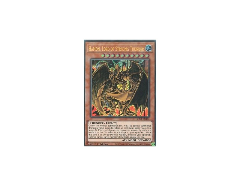 Hamon, Lord of Striking Thunder (SDSA) - 1st Edition