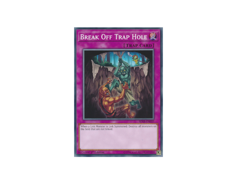 Break Off Trap Hole (SDSB-EN037) - 1st Edition