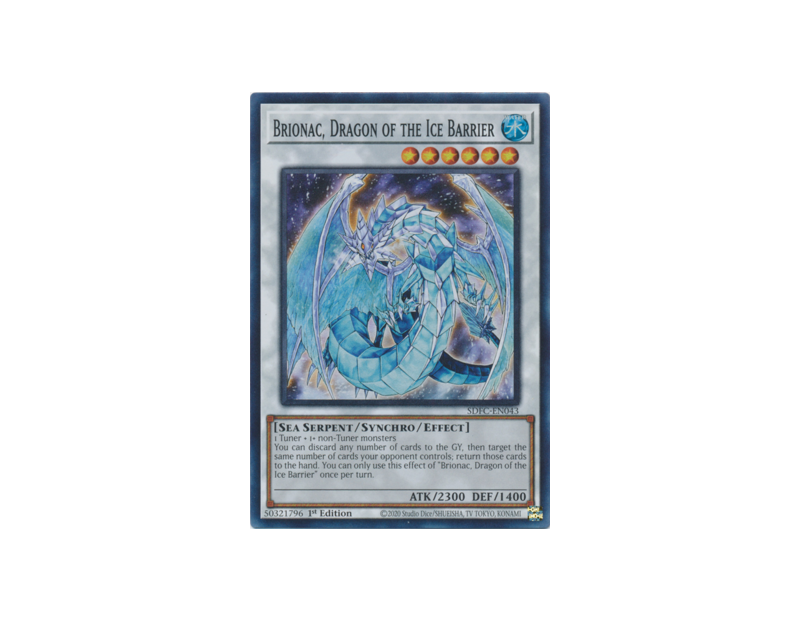 Brionac, Dragon of the Ice Barrier (SDFC-EN043) - 1st Edition