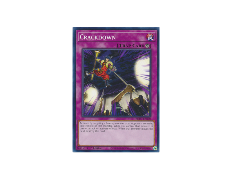 Crackdown (SDFC-EN040) - 1st Edition