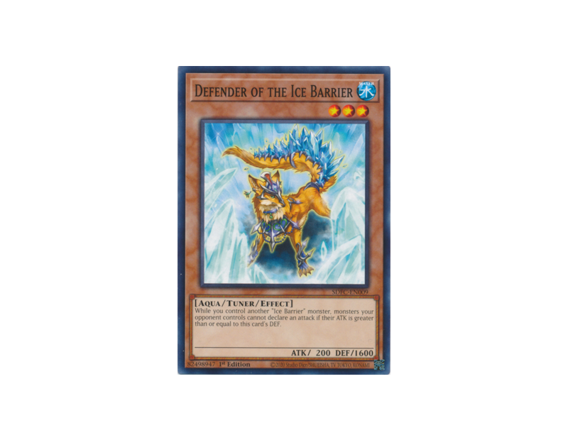 Defender of the Ice Barrier (SDFC-EN009) - 1st Edition