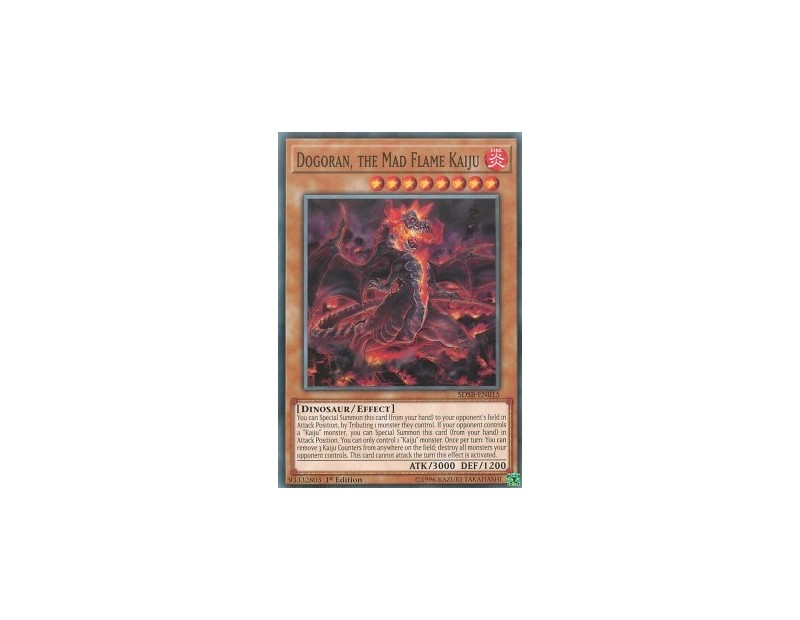 Dogoran, the Mad Flame Kaiju (SDSB-EN015) - 1st Edition