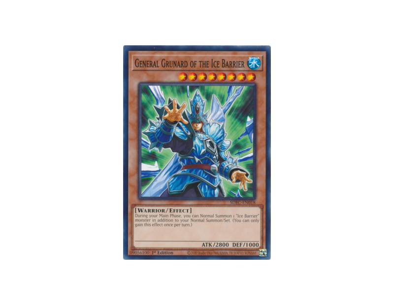 General Grunard of the Ice Barrier (SDFC-EN018) - 1st Edition