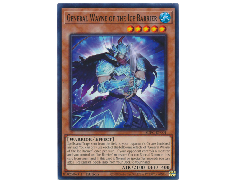 General Wayne of the Ice Barrier (SDFC-EN001) - 1st Edition