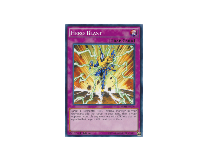 Hero Blast (SDHS-EN036) - 1st Edition