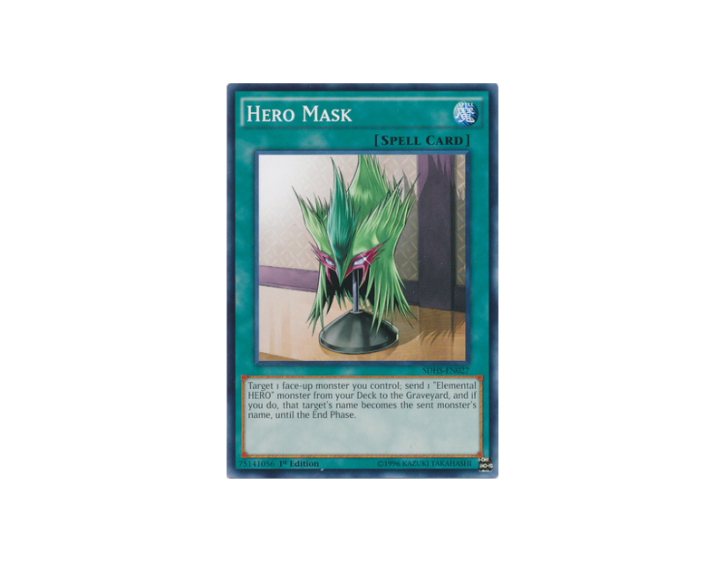 Hero Mask (SDHS-EN027) - 1st Edition