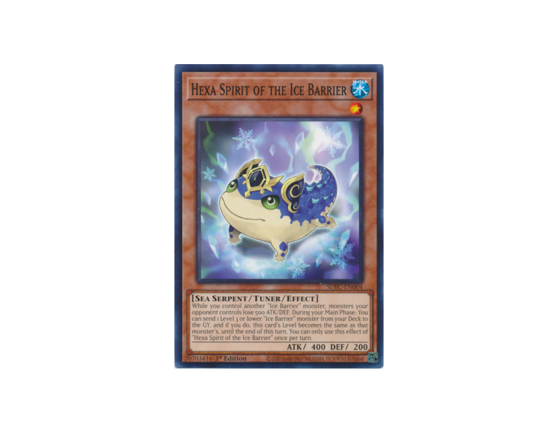 Hexa Spirit of the Ice Barrier (SDFC-EN004) - 1st Edition