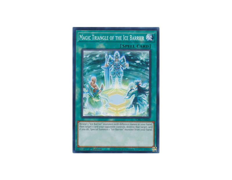 Magic Triangle of the Ice Barrier (SDFC-EN029) - 1st Edition