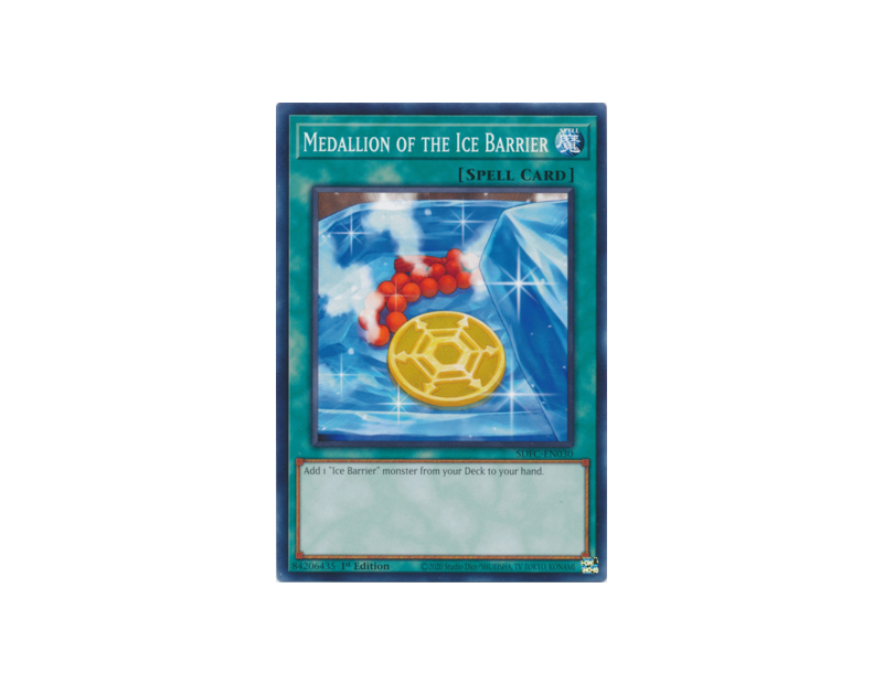 Medallion of the Ice Barrier (SDFC-EN030) - 1st Edition