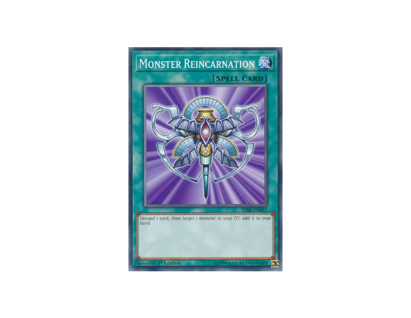 Monster Reincarnation (SDSB-EN027) - 1st Edition