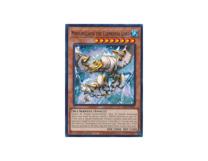 Moulinglacia the Elemental Lord (SDFC-EN025) - 1st Edition