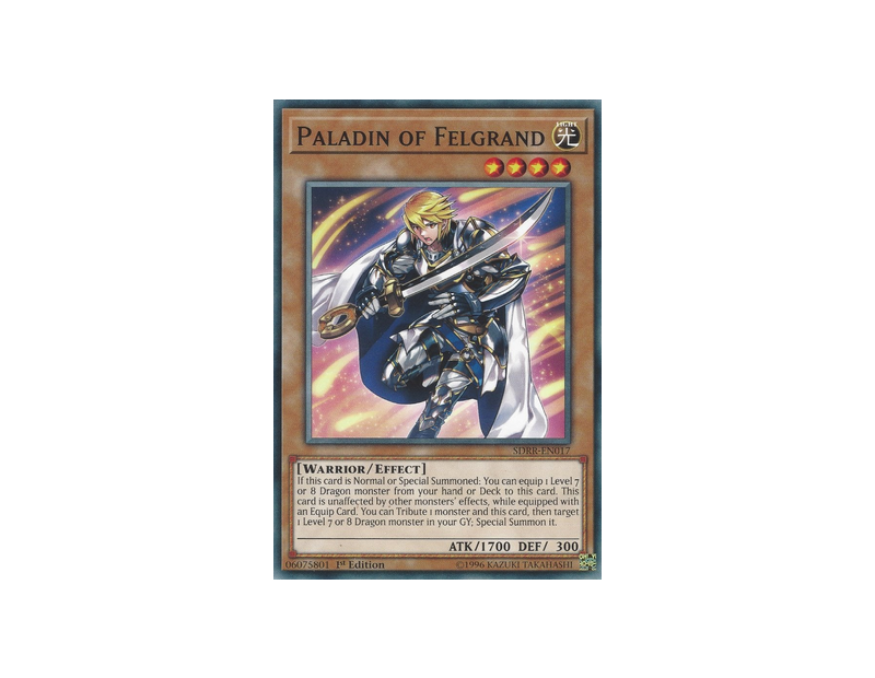 Paladin of Felgrand (SDRR-EN017) - 1st Edition