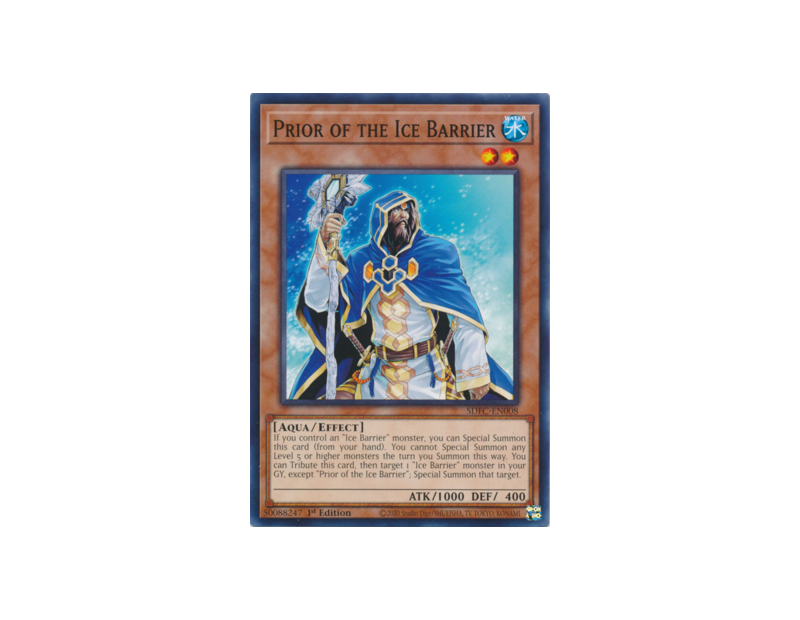 Prior of the Ice Barrier (SDFC-EN008) - 1st Edition