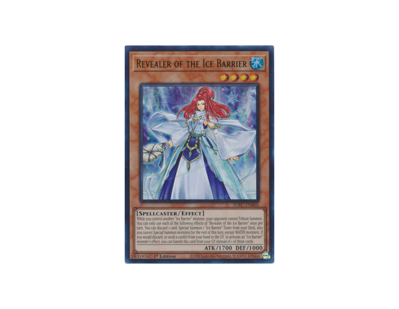 Revealer of the Ice Barrier (SDFC-EN002) - 1st Edition