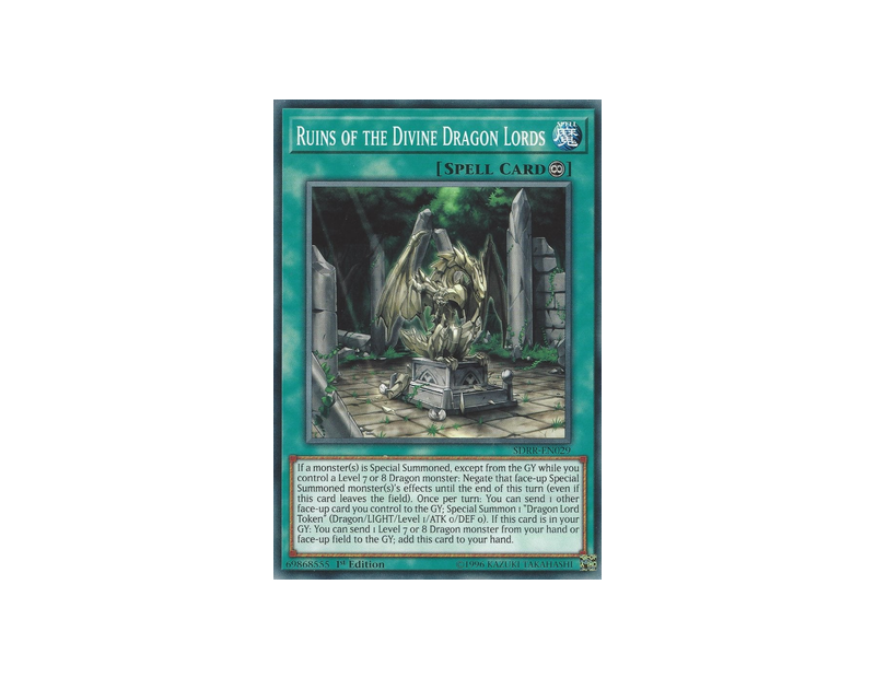 Ruins of the Divine Dragon Lords (SDRR-EN029) - 1st Edition