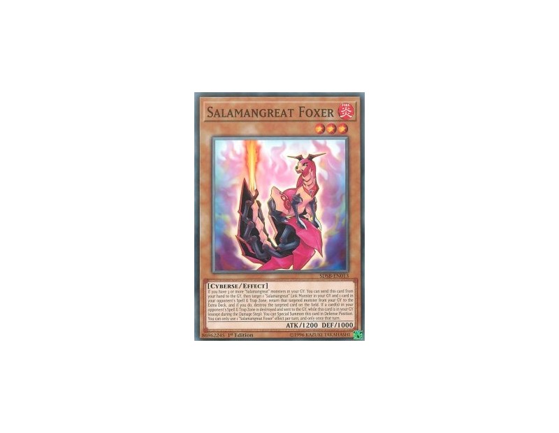 Salamangreat Foxer (SDSB-EN013) - 1st Edition