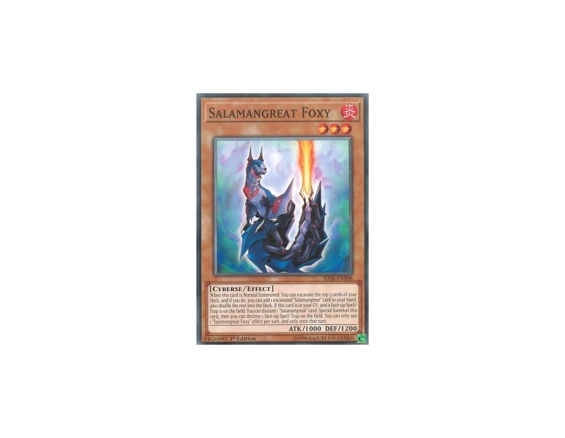 Salamangreat Foxy (SDSB-EN008) - 1st Edition