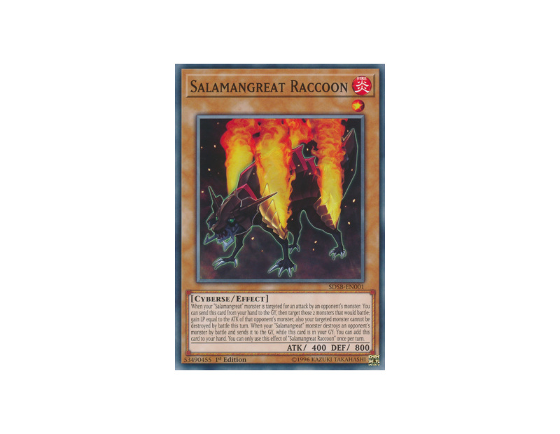 Salamangreat Raccoon (SDSB-EN001) - 1st Edition