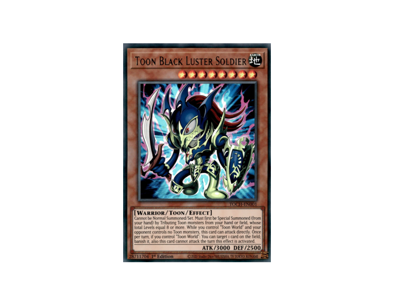 Toon Black Luster Soldier (TOCH-EN001) - 1st Edition