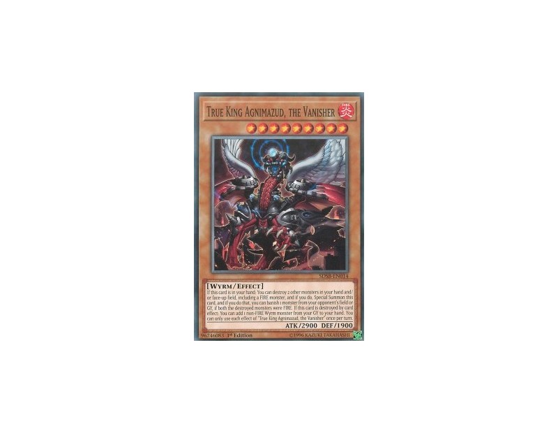 True King Agnimazud, the Vanisher (SDSB-EN014) - 1st Edition