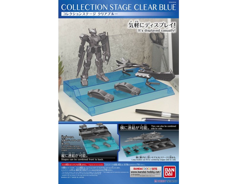 Βάση Gunpla Collection Stage (Clear Blue)