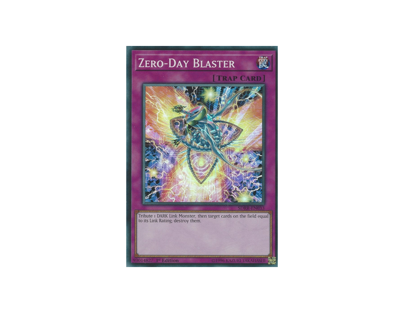 Zero-Day Blaster (SDRR-EN033) - 1st Edition