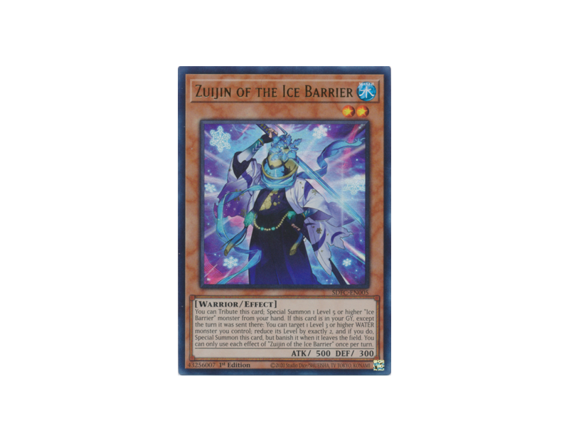 Zuijin of the Ice Barrier (SDFC-EN005) - 1st Edition