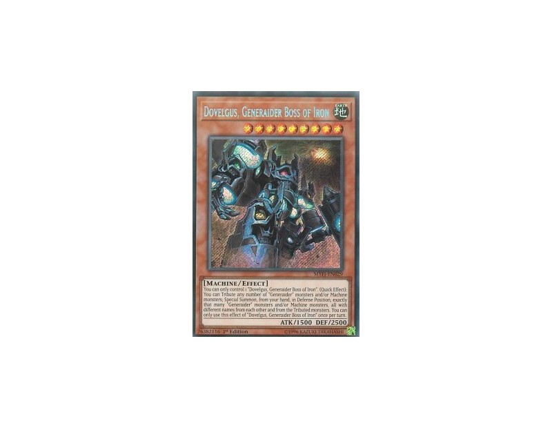 Dovelgus, Generaider Boss of Iron (MYFI-EN029) - 1st Edition