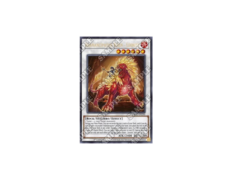 Adamancipator Risen - Leonite (MP21-EN230) - 1st Edition