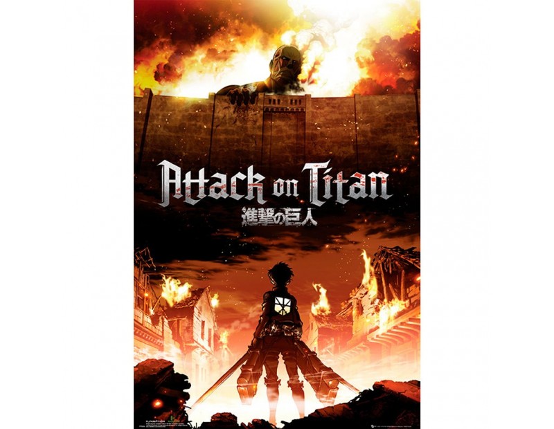 Αφίσα Attack on Titan - Key Art (91x61)