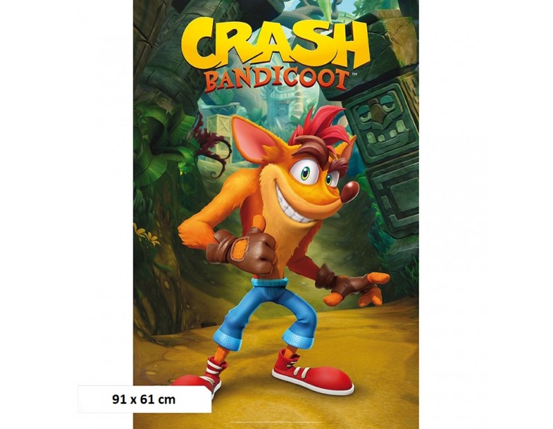 Αφίσα Crash Bandicoot (91x61)