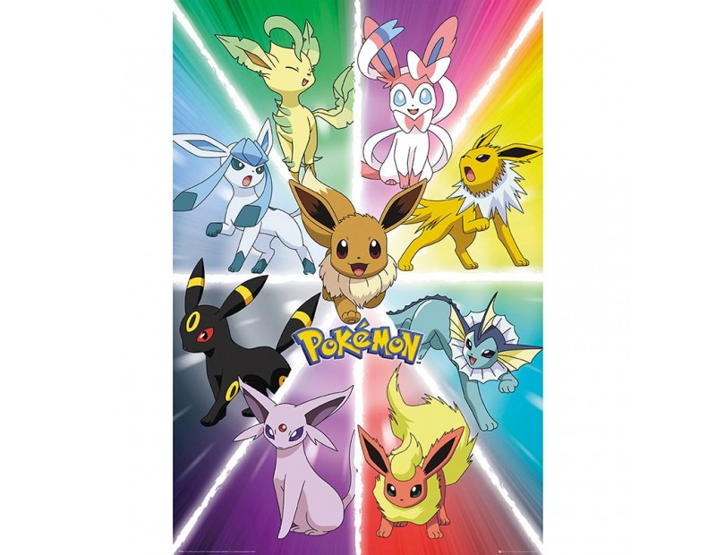 Αφίσα Eevee Evolution (91x61)