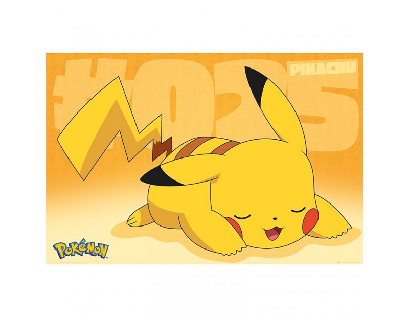Αφίσα Pikachu Asleep (91x61)
