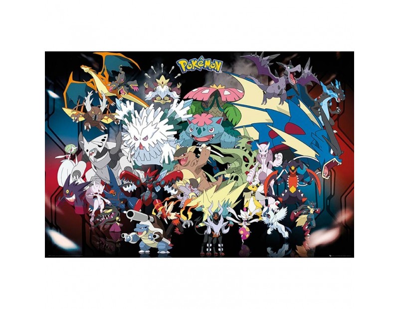 Αφίσα Pokemon Mega Evolution (91x61)