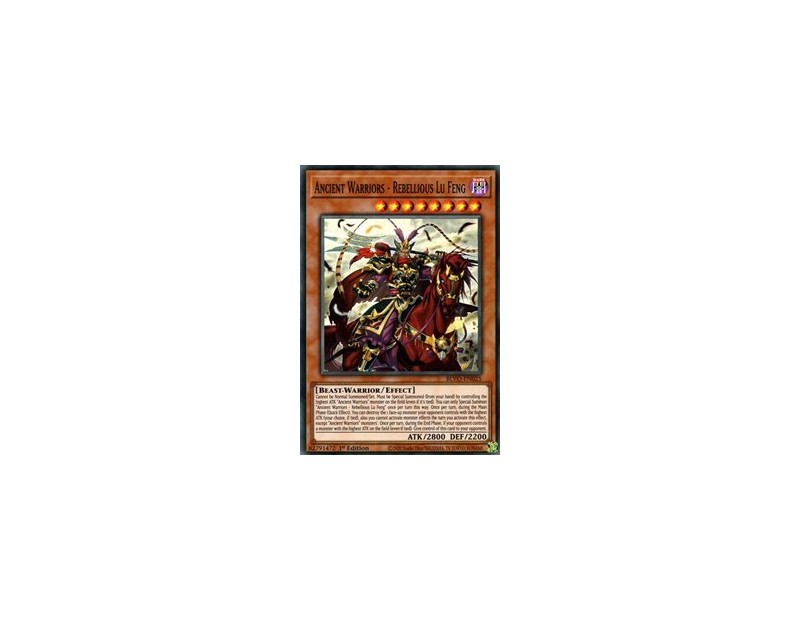 Ancient Warriors - Rebellious Lu Feng (BLVO-EN025) - 1st Edition