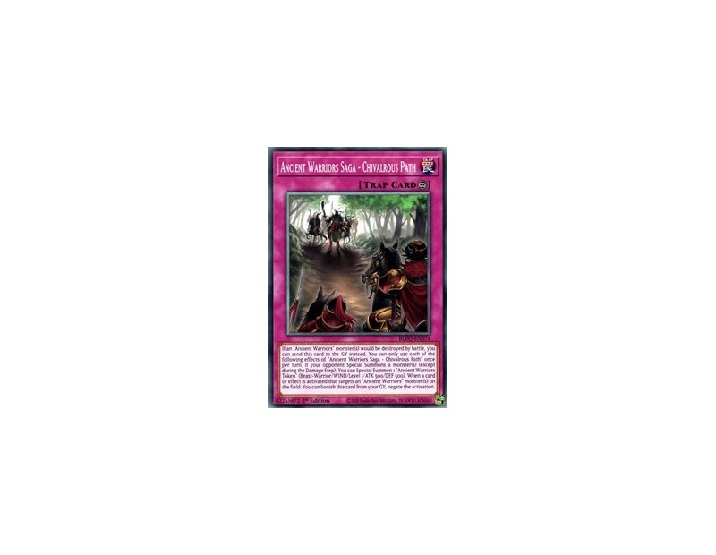 Ancient Warriors Saga - Chivalrous Path (BLVO-EN074) - 1st Edition