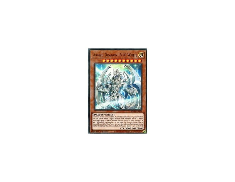 Armed Dragon LV10 White (BLVO-EN005) - 1st Edition