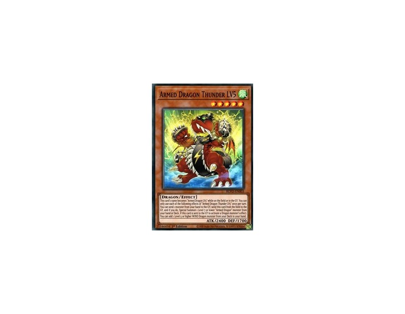 Armed Dragon Thunder LV5 (BLVO-EN003) - 1st Edition