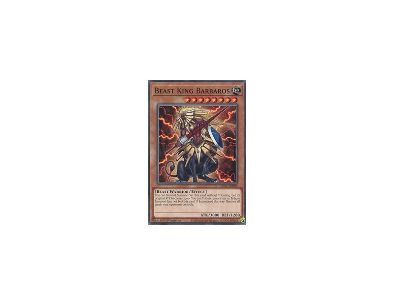 Beast King Barbaros (EGS1-EN008) - 1st Edition