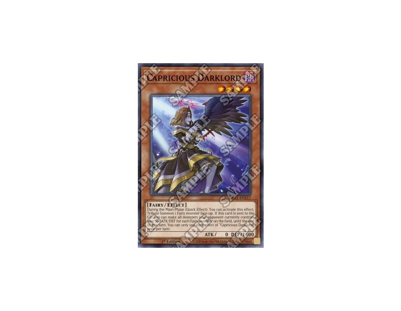 Capricious Darklord (MP21-EN117) - 1st Edition