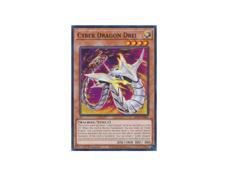 Cyber Dragon Drei (SDCS-EN005) - 1st Edition