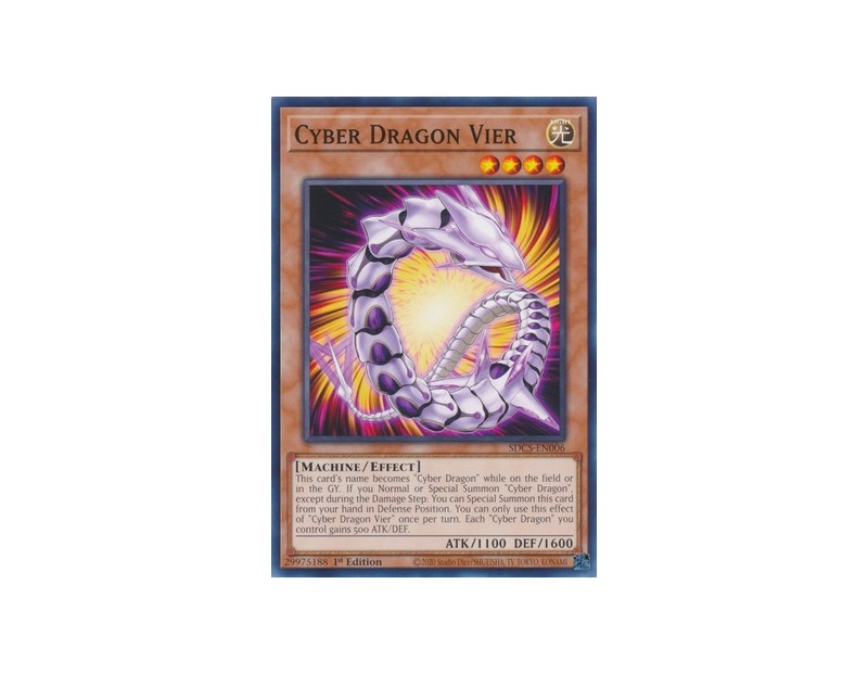 Cyber Dragon Vier (SDCS-EN006) - 1st Edition