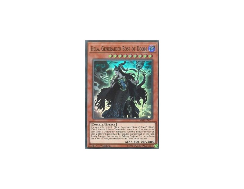 Hela, Generaider Boss of Doom (MYFI-EN032) - 1st Edition