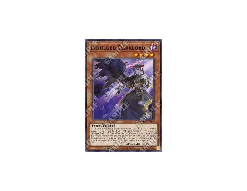 Indulged Darklord (MP21-EN118) - 1st Edition